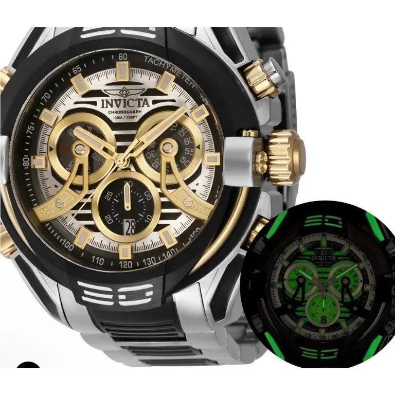 Invicta S1 Rally Mammoth Glow In The Dark Swiss Ronda Z60 FE Men`s Watch 37525