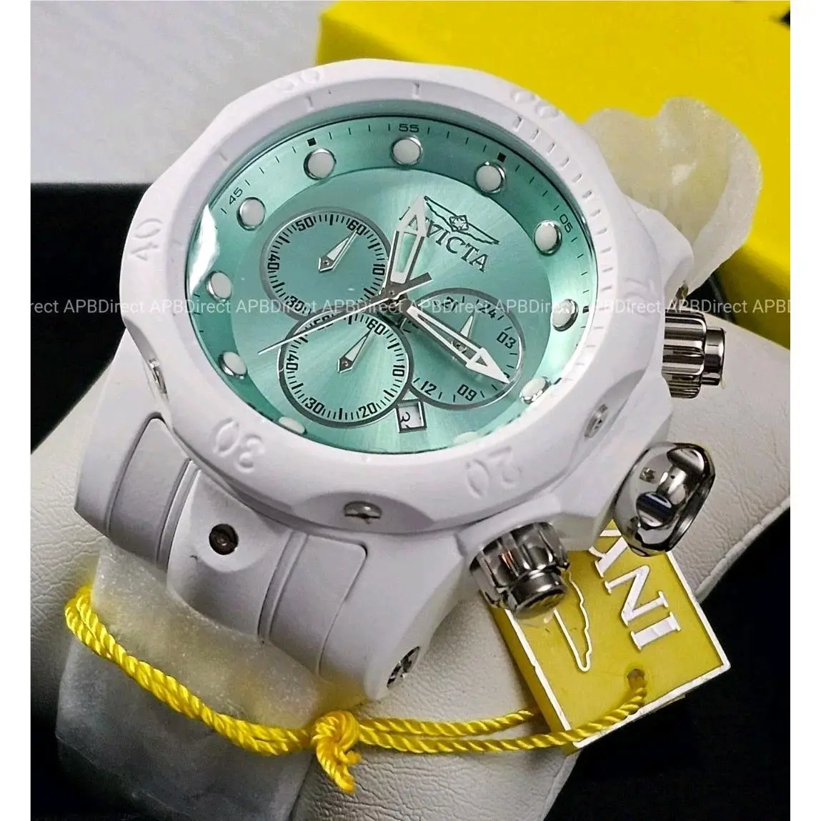 Invicta - Aqua Plated Venom Phantom - 54mm Aqua Blue Chronograph - Mens Watch
