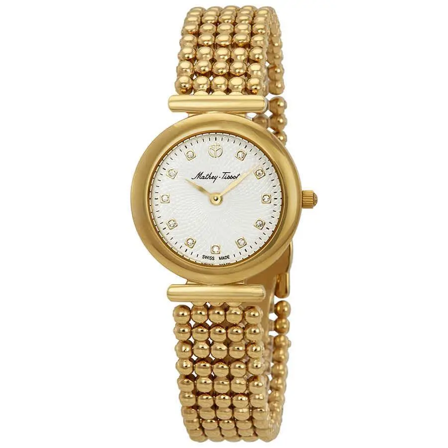 Mathey-tissot Allure Crystal White Dial Ladies Watch D539PI