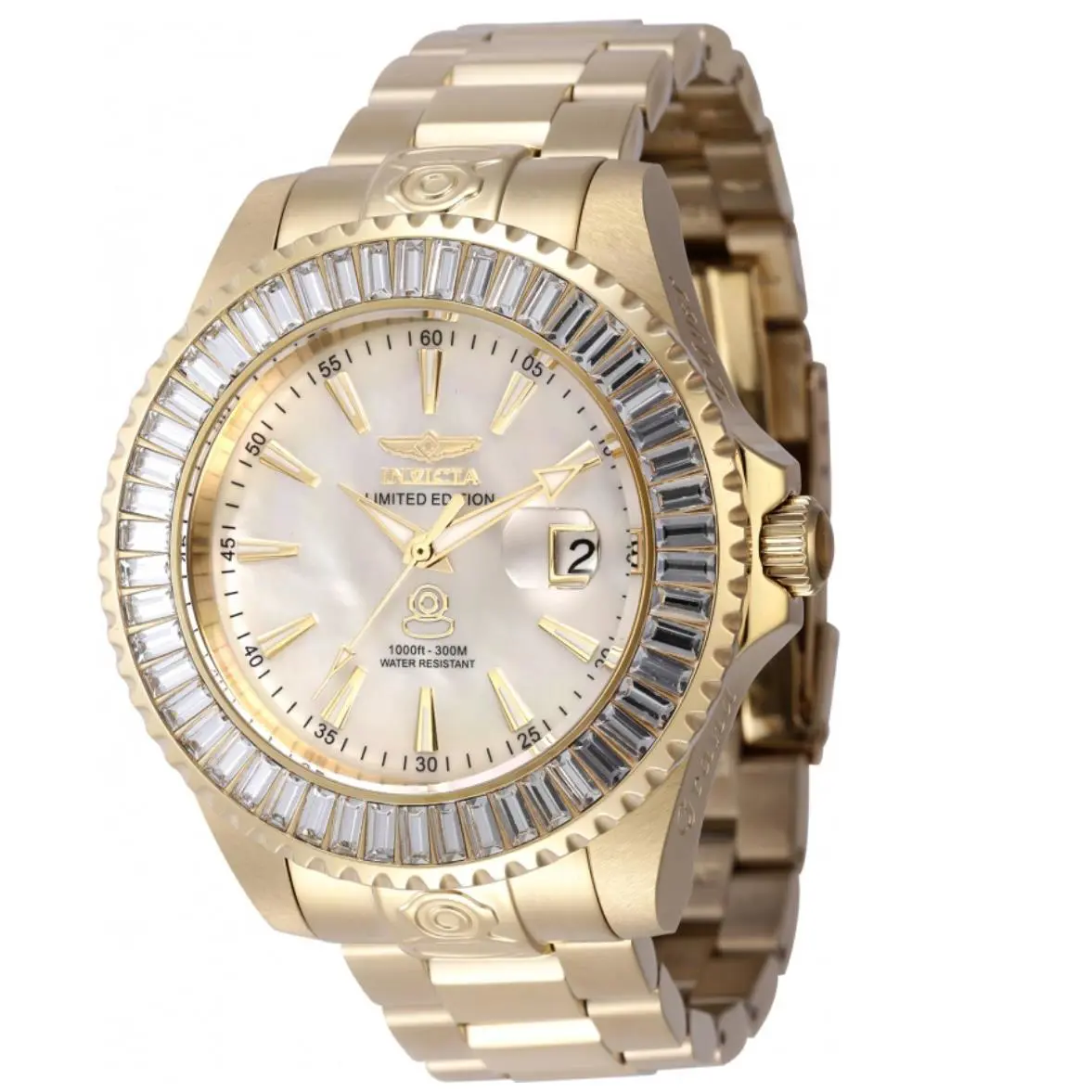 Invicta Grand Diver Limited Edition Men`s 47mm White Pearl Dial Auto Watch 47306