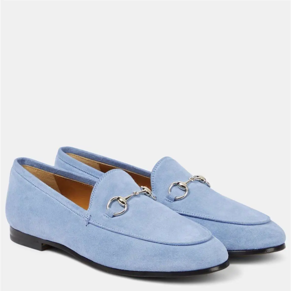 Gucci Jordaan Horsebit Suede Loafers Women’s US 10/EU 40