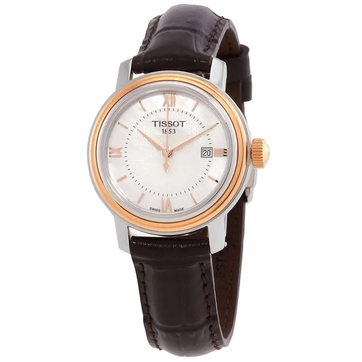 T097.010.26.118.00 Bridgeport White Mop Dial 29 mm Women`s Watch by Tissot