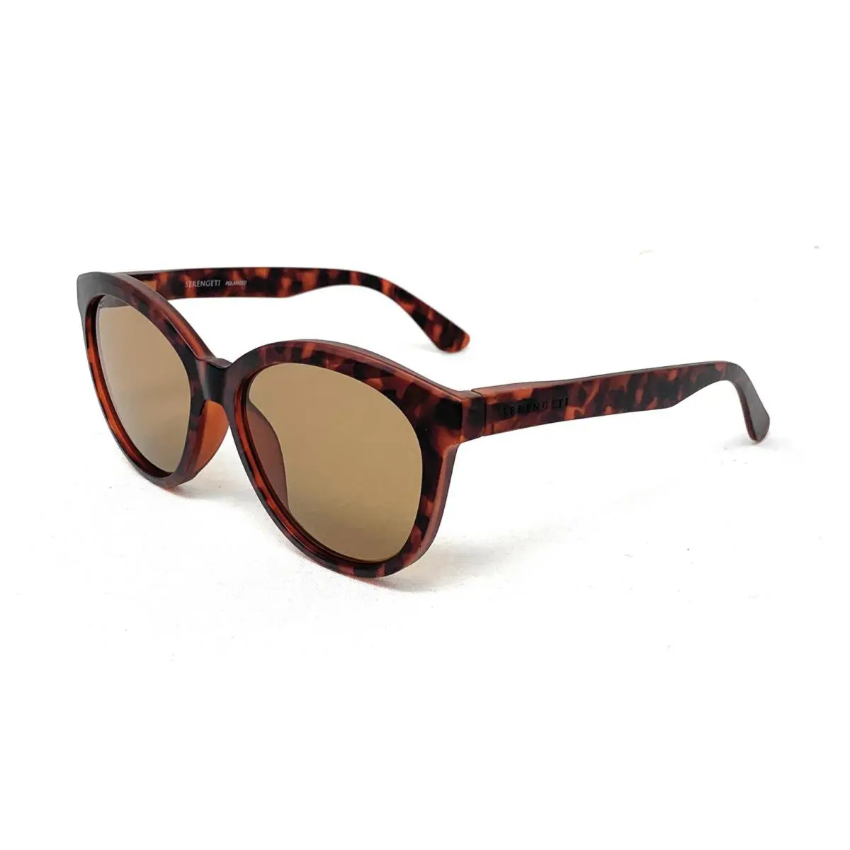 Endee SS573001 Womens Sunglasses Havana Drivers Polarized Glass 56mm by Serengeti