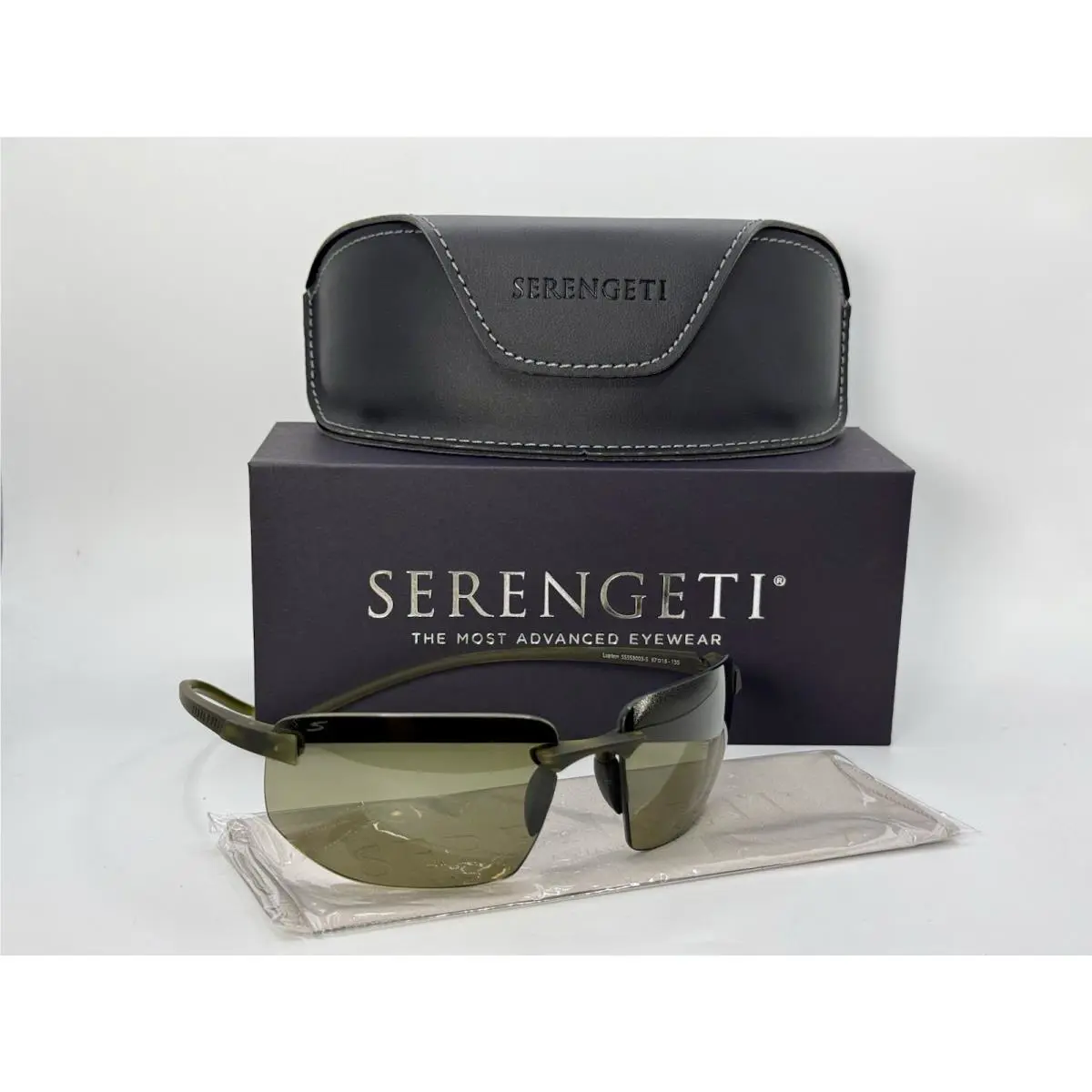 Lupton Men`s Polarized Photochromic Sunglasses Khaki by Serengeti