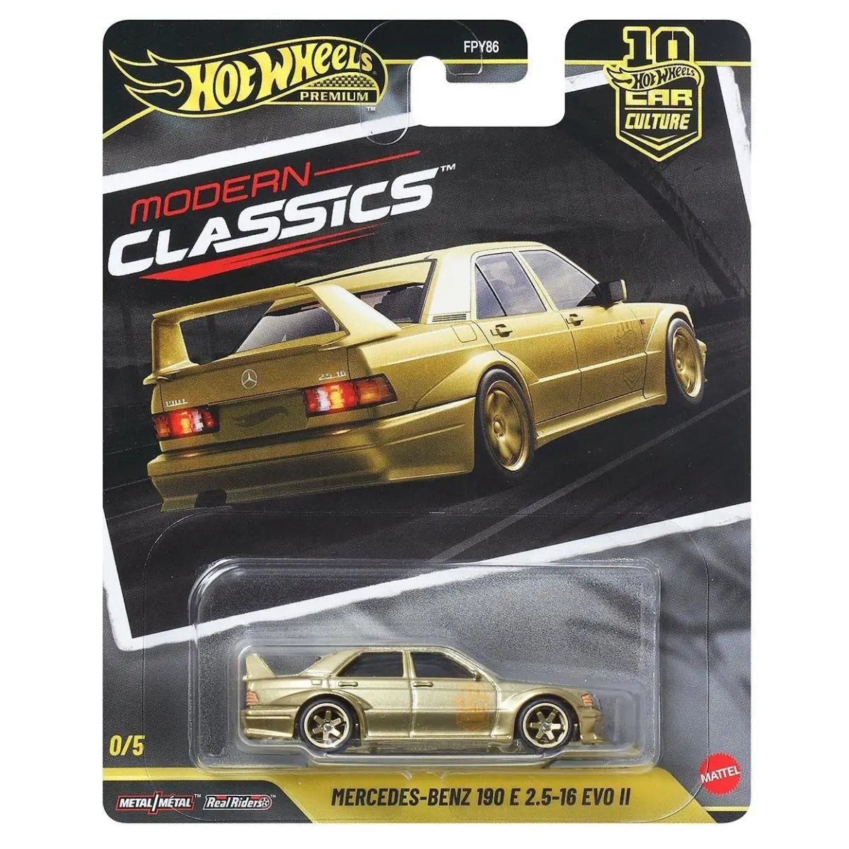Chase Hot Wheels Car Culture Modern Classics Mercedes-benz 190 E 2.5-16 Evo II