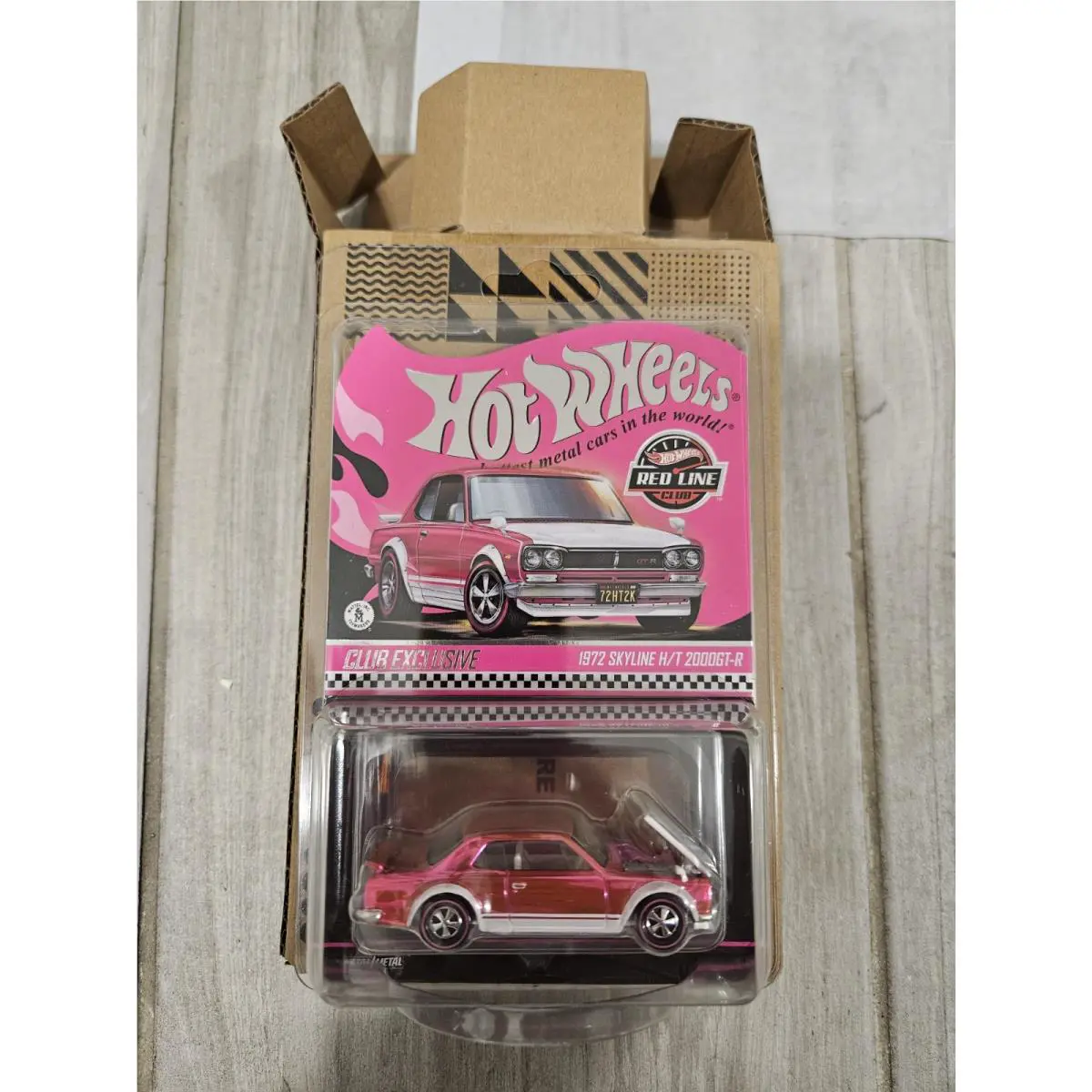 2026 Hot Wheels Rlc Red Line Club Exclusive 1972 Skyline H/t 2000GT-R Pink JKC01