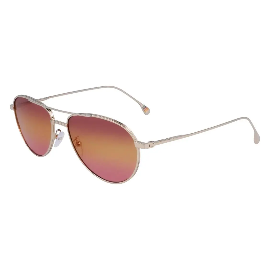 Paul Smith PSSN07857 004 Gold Felix Aviator Sunglasses with Orange Lenses