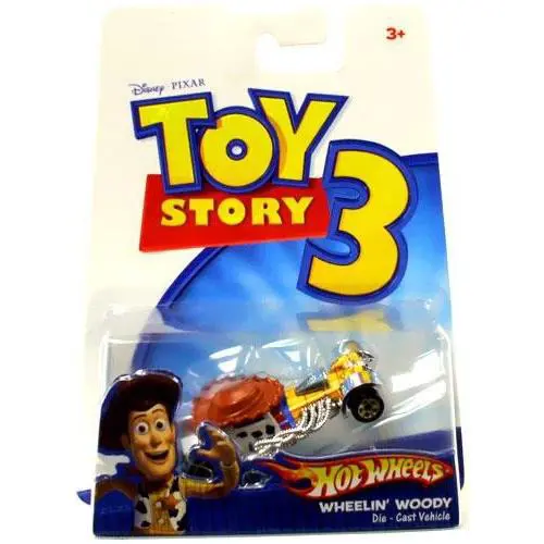 Toy Story 3 Hot Wheels Wheelin` Woody Diecast Car Mattel Toys