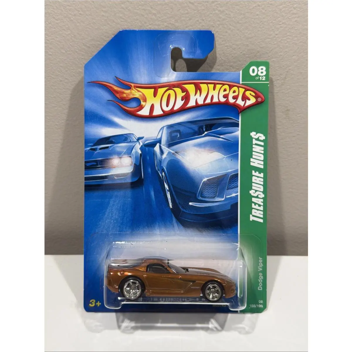 Hot Wheels Dodge Viper 2008 Super Treasure Hunt Real Riders M22