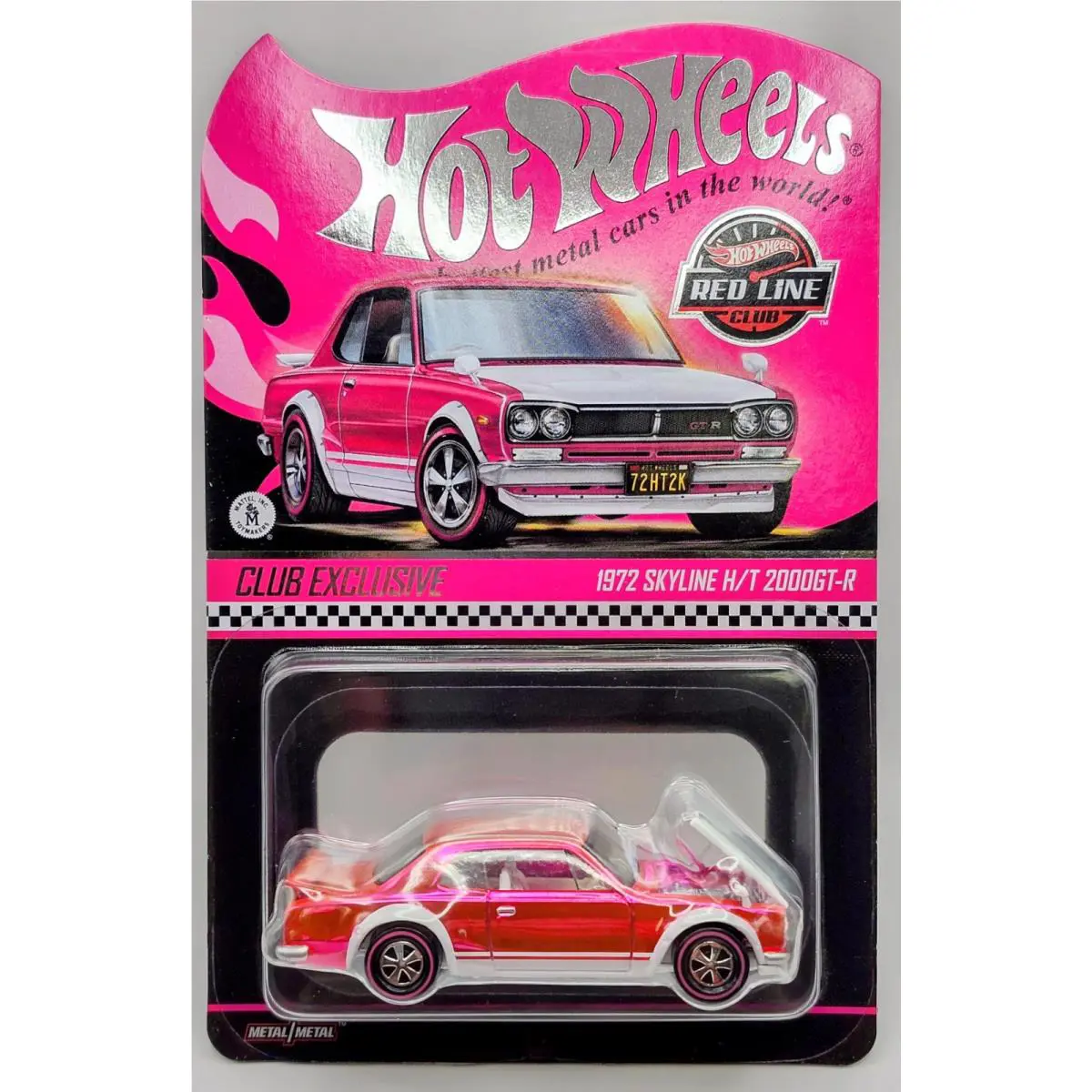 Hot Wheels Rlc 72 Skyline H/t 2000GT-R Spectraflame Pink / Ready To Ship