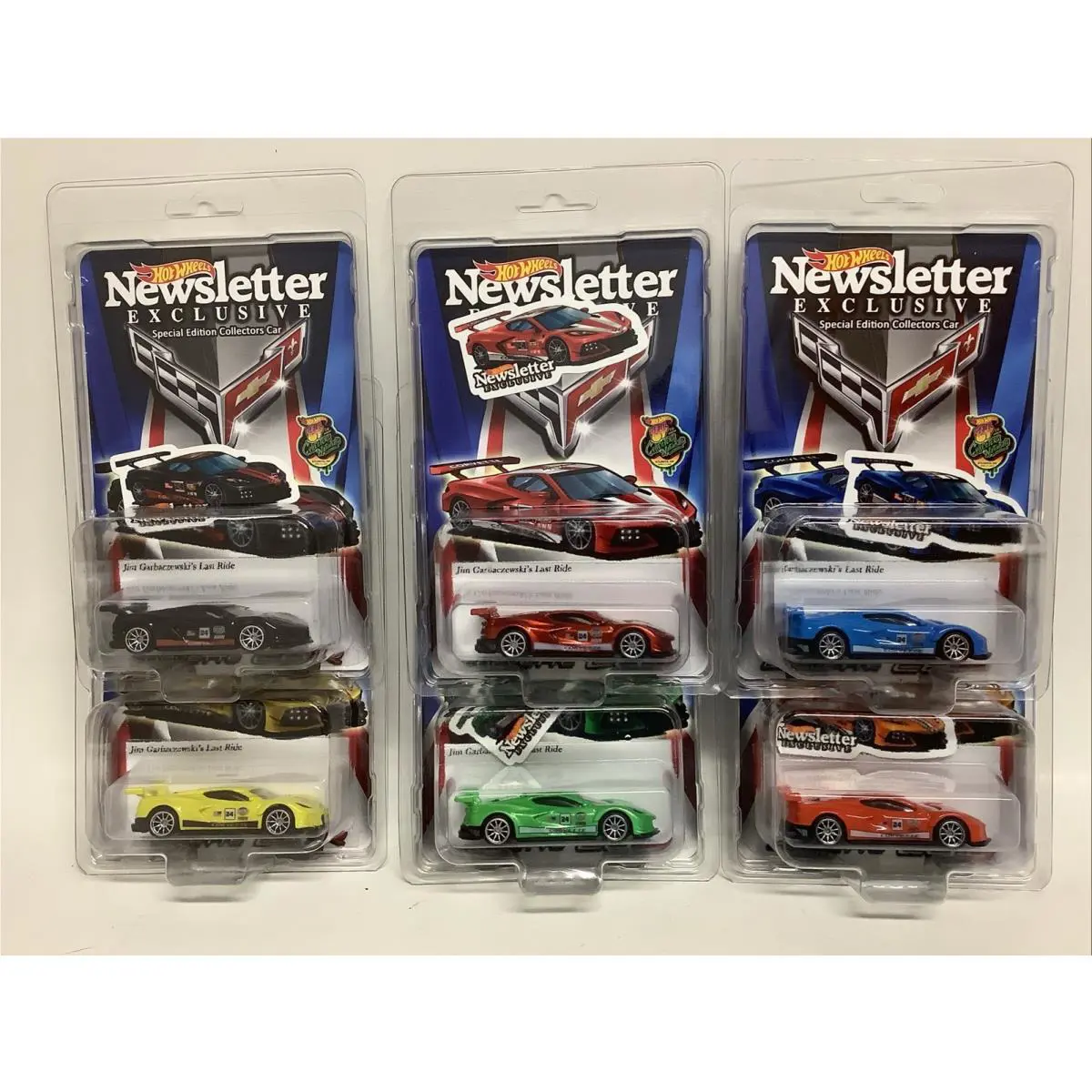 Hot Wheels 24th Nationals Newsletter Exclusive Matching Set Of 6 Cars All 33