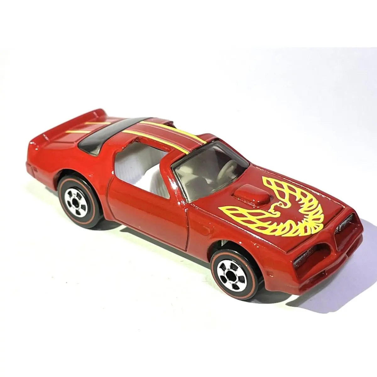 ￼ Custom Made Hot Wheels Hot Bird Rare Ferrari Red Paint Redline Hotbird