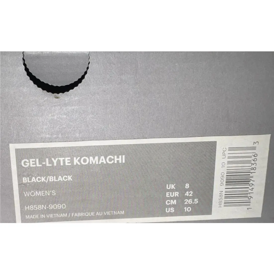 Asics shoes - ASICS GEL-Lyte Komachi - Komachi - H750n9090 - Black 5