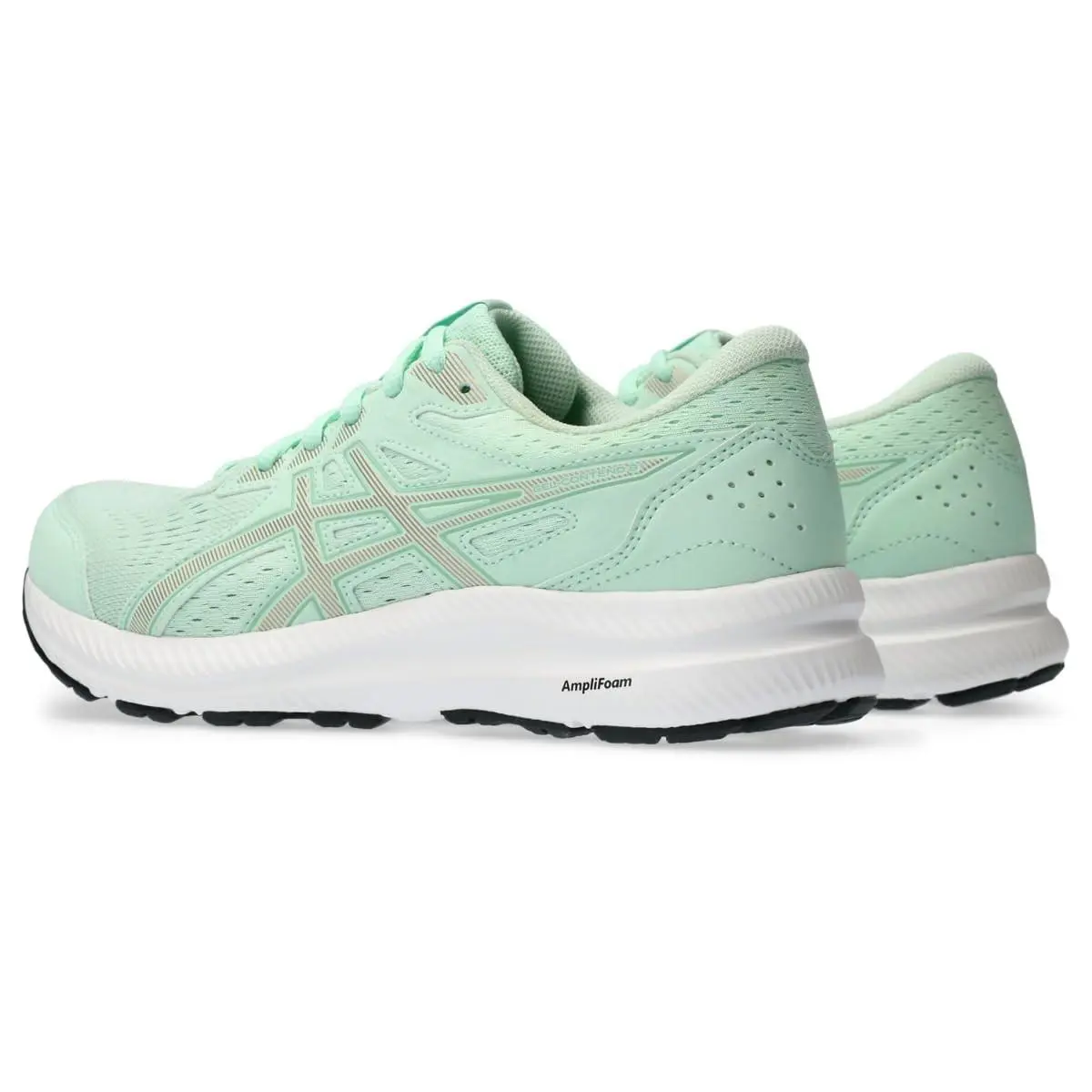 Asics Women`s Gel-contend 8 Running Shoes Mint Tint/champagn Size 10 US/8 UK - Green