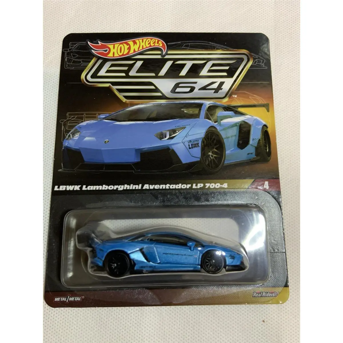 2023 Hot Wheels Elite 64 Series Lbwk Lamborghini Aventador LP 700-4