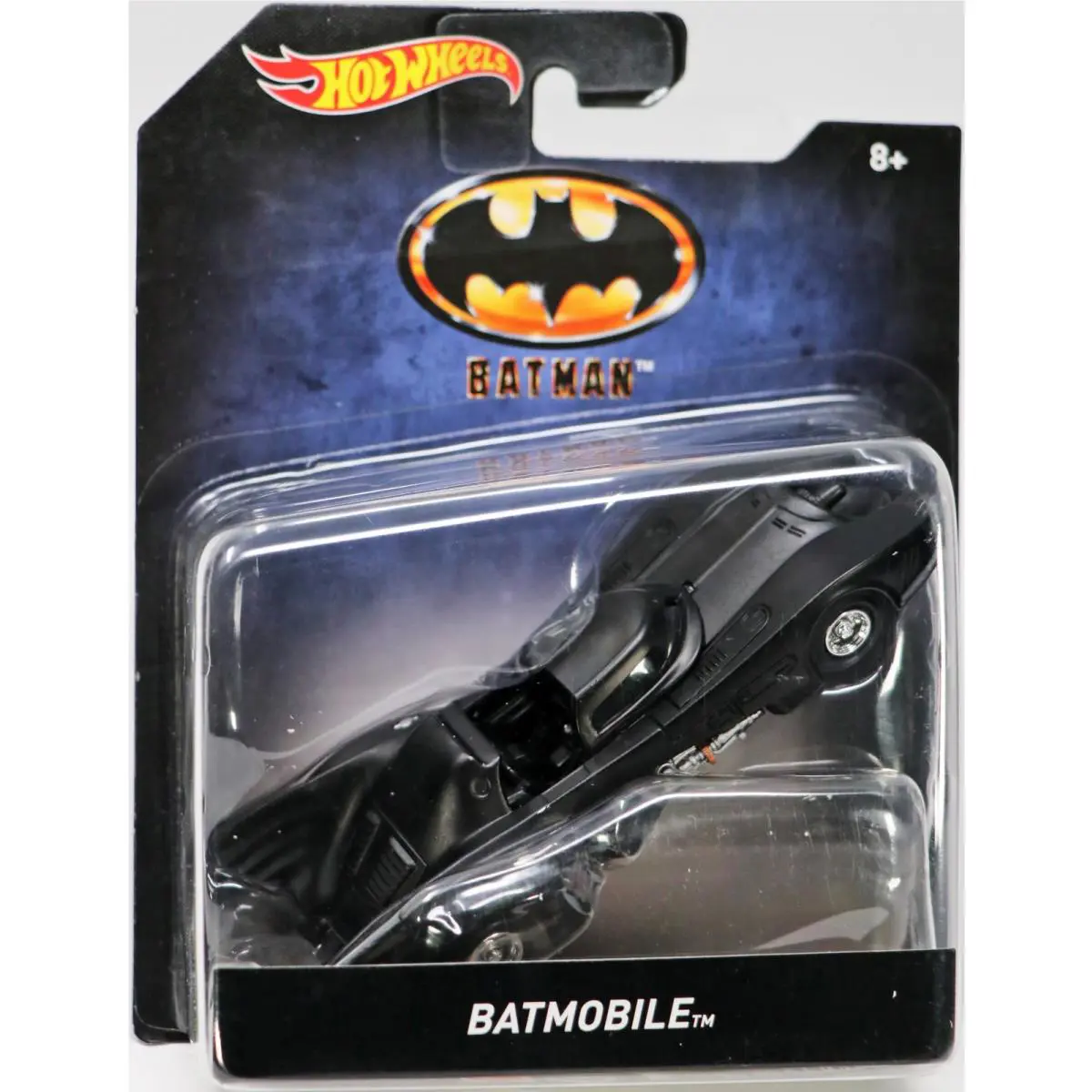 Hot Wheels Batman Batmobile - DKL28 Never Removed From Pack 2015 Black 1:50