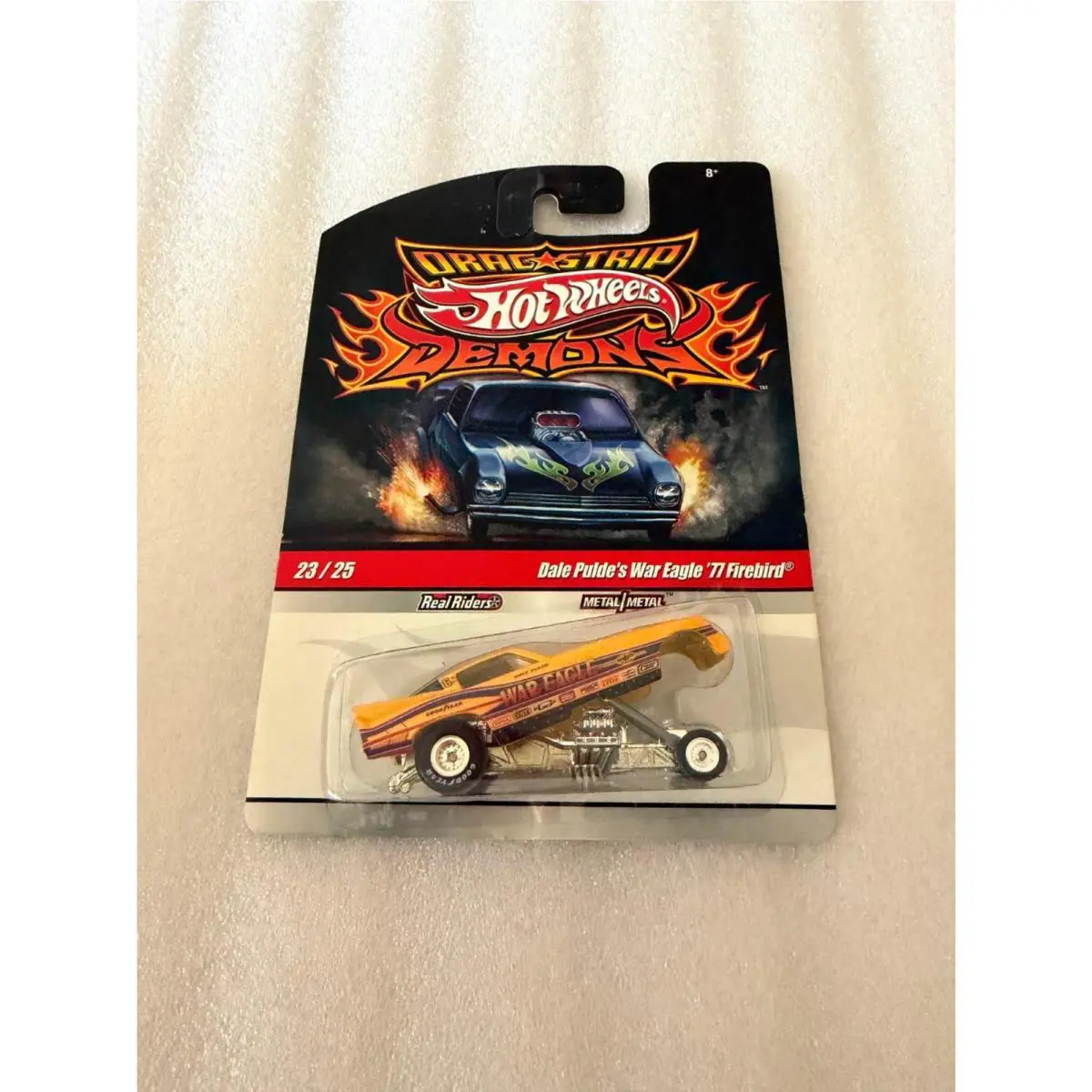 Hot Wheels Drag Strip Demons 23 Dale Puldes War Eagle 77 Firebird D04