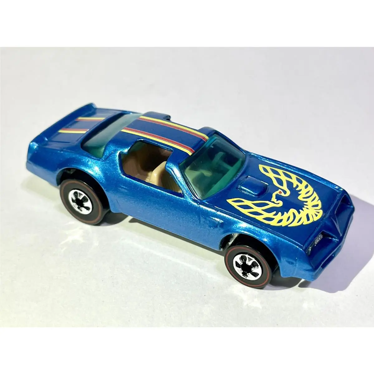 Custom Made Hot Wheels Hot Bird Ultra Rare Blue Firebird Redline Hotbird