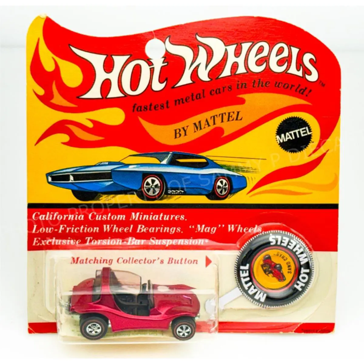 Hot Wheels Redline Sand Crab Rose US Black Interior in Blisterpack