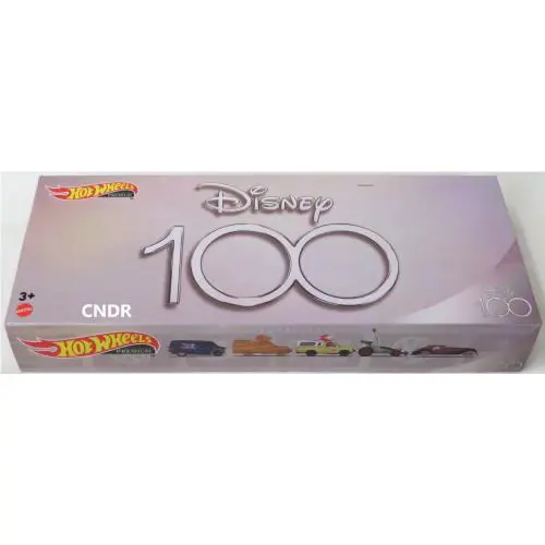 Hot Wheels Disney 100 Years Premium 5 Car Set Van Cruella RC Pizza Planet
