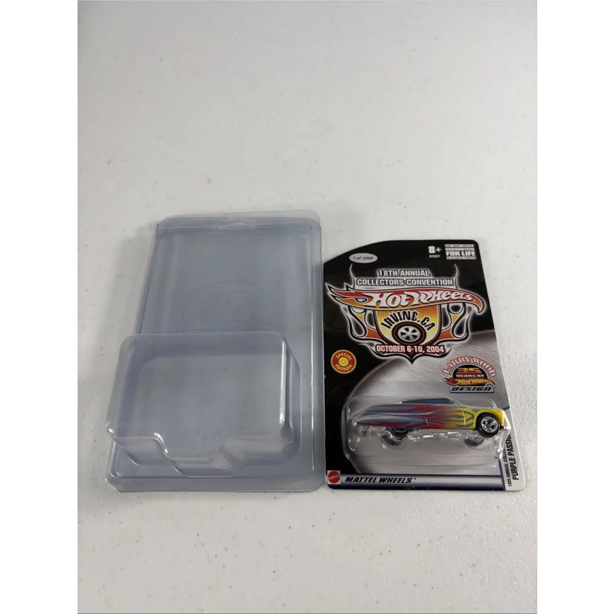 2004 Hot Wheels 18th Convention Larry Wood Car Purple Passion Dinner 1 of 2000