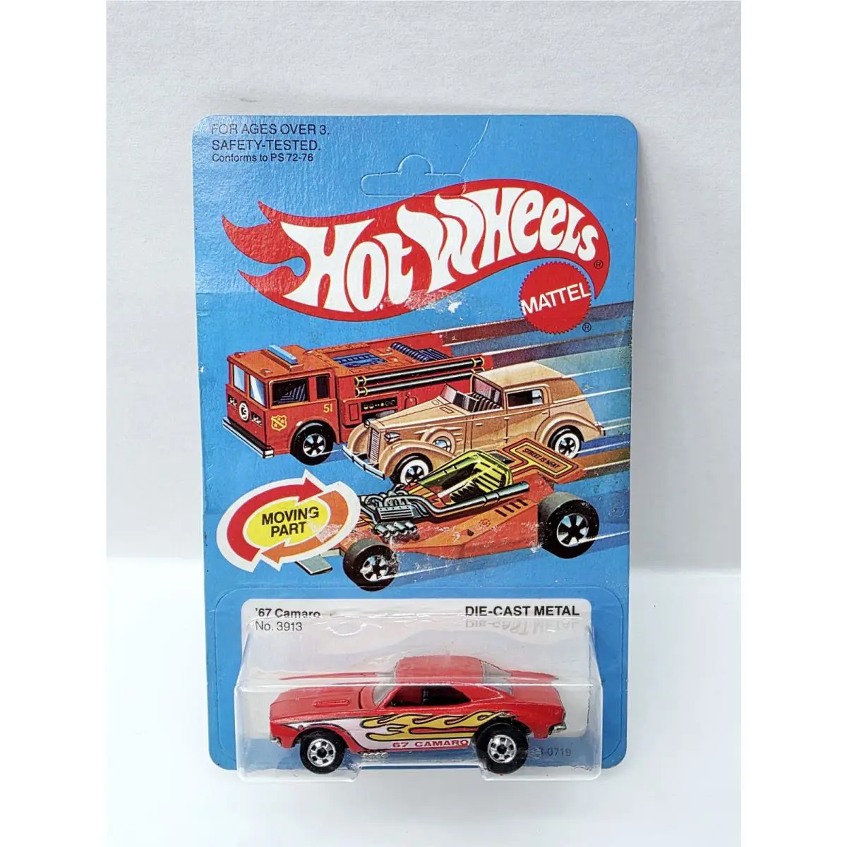 Hot Wheels BW Blackwall `67 Camaro Malaysia Base Very Nice TN125