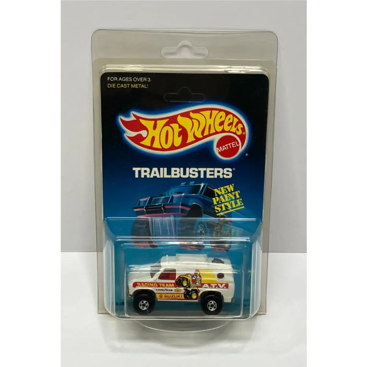 Vintage / Rare 1988 Hot Wheels Trailbusters Baja Breaker 1517 with Blackwalls
