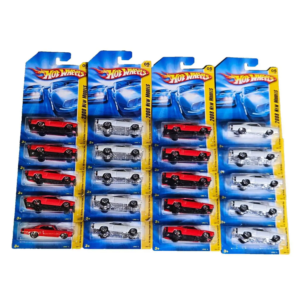 20 Hot Wheels 2008 Models `69 Dodge Coronet Super Bee L9920 Case Fresh