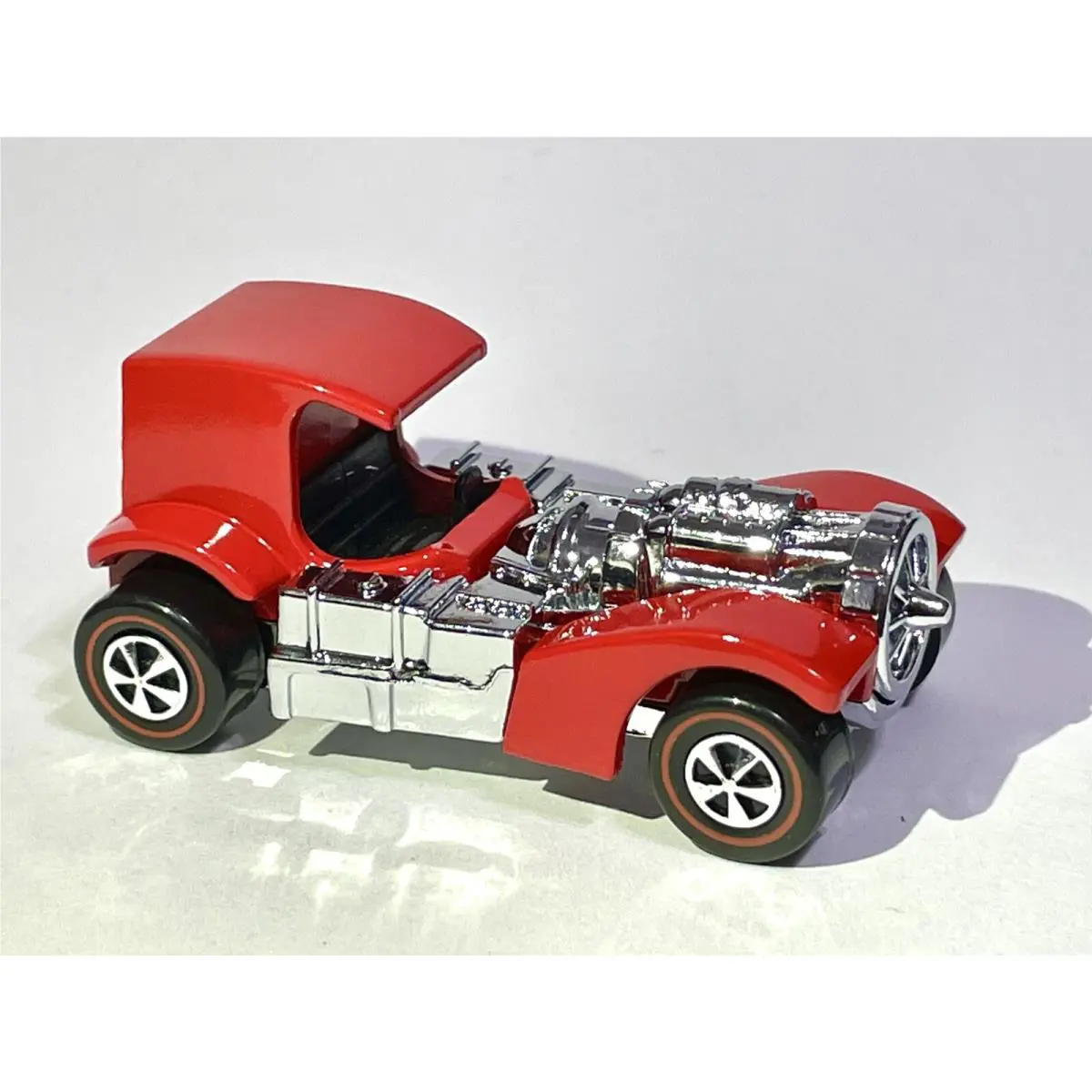 Custom Made Hot Wheels Redline Superfine Turbine Gloss Red