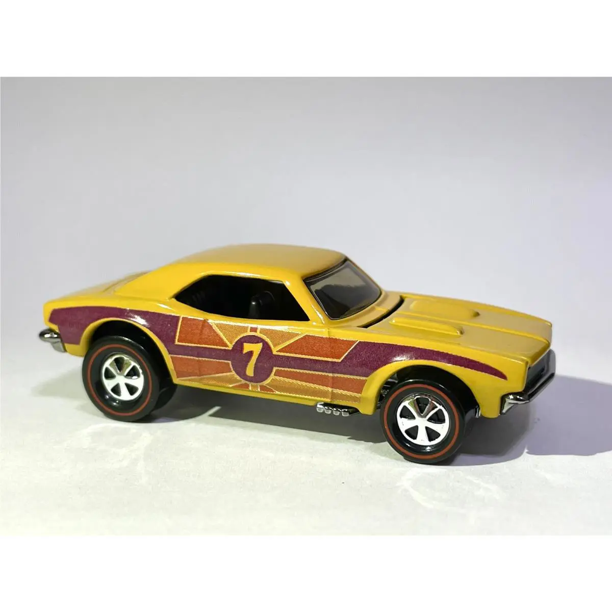 Hot Wheels “custom Camaro” Heavy Chevy Custom Made Redline Gloss Yellow