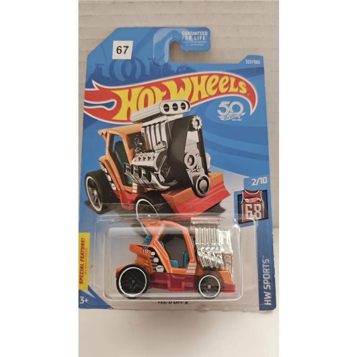 Hot Wheels HW Sports Tee`d Off 2 2/10 L6160 Car Diecast 1:64 Scale Model Kit