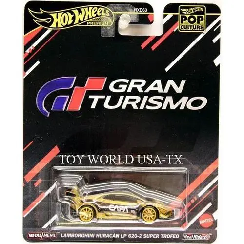 Four 2025 Hot Wheels Pop Culture Gran Turismo Lamborghini Huracan LP 620=2