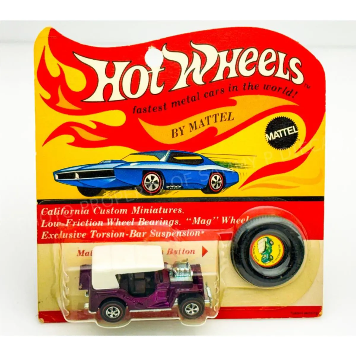 Hot Wheels Redline Grass Hopper Magenta US in Blisterpack