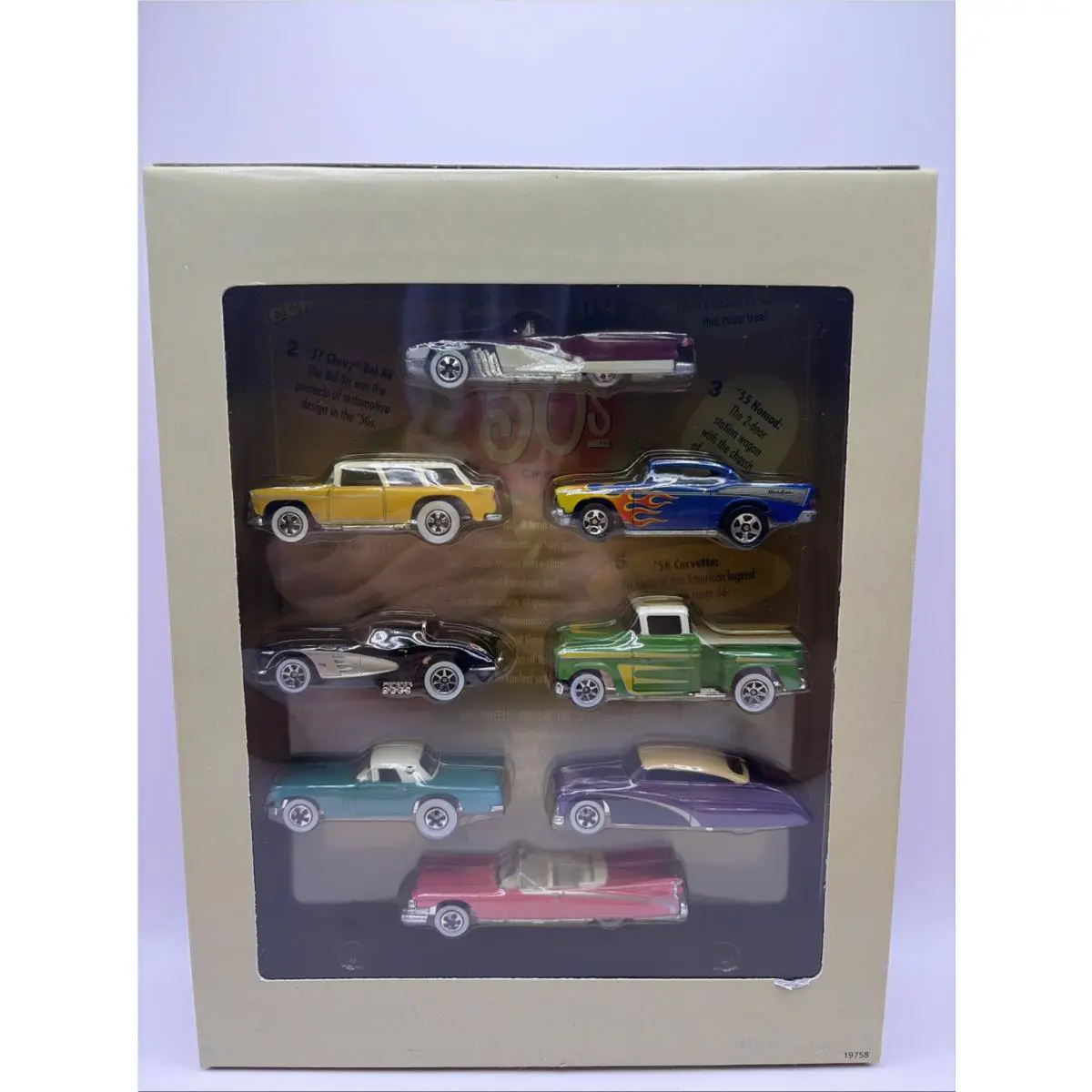 Hotwheel’s Special Edition Feo Schwarz Cruising The 50’s 8 Car Set