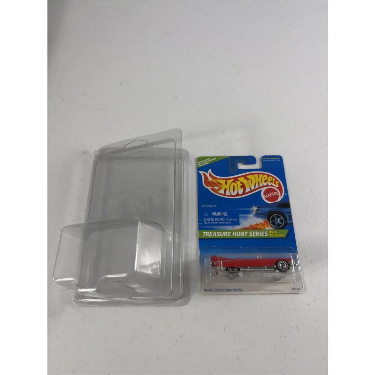 1995 Hotwheels `59 Caddy Eldorado Treasure Hunt Series 5/12 432 W/protector