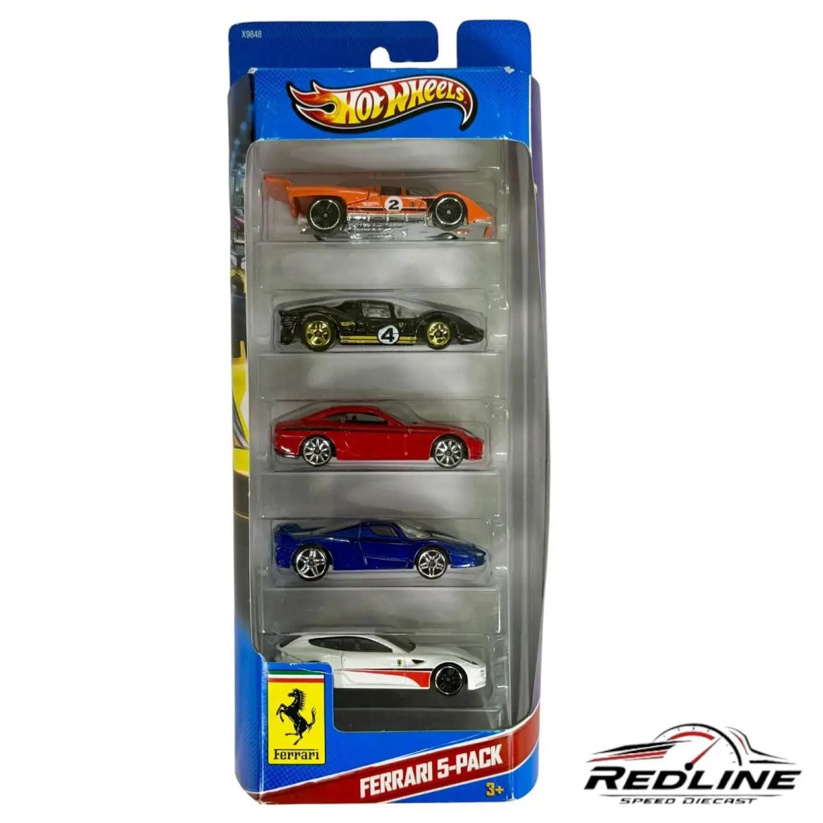 Hot Wheels 5 Pack 330 P4 512M 612 Scaglietti FF Fxx D3