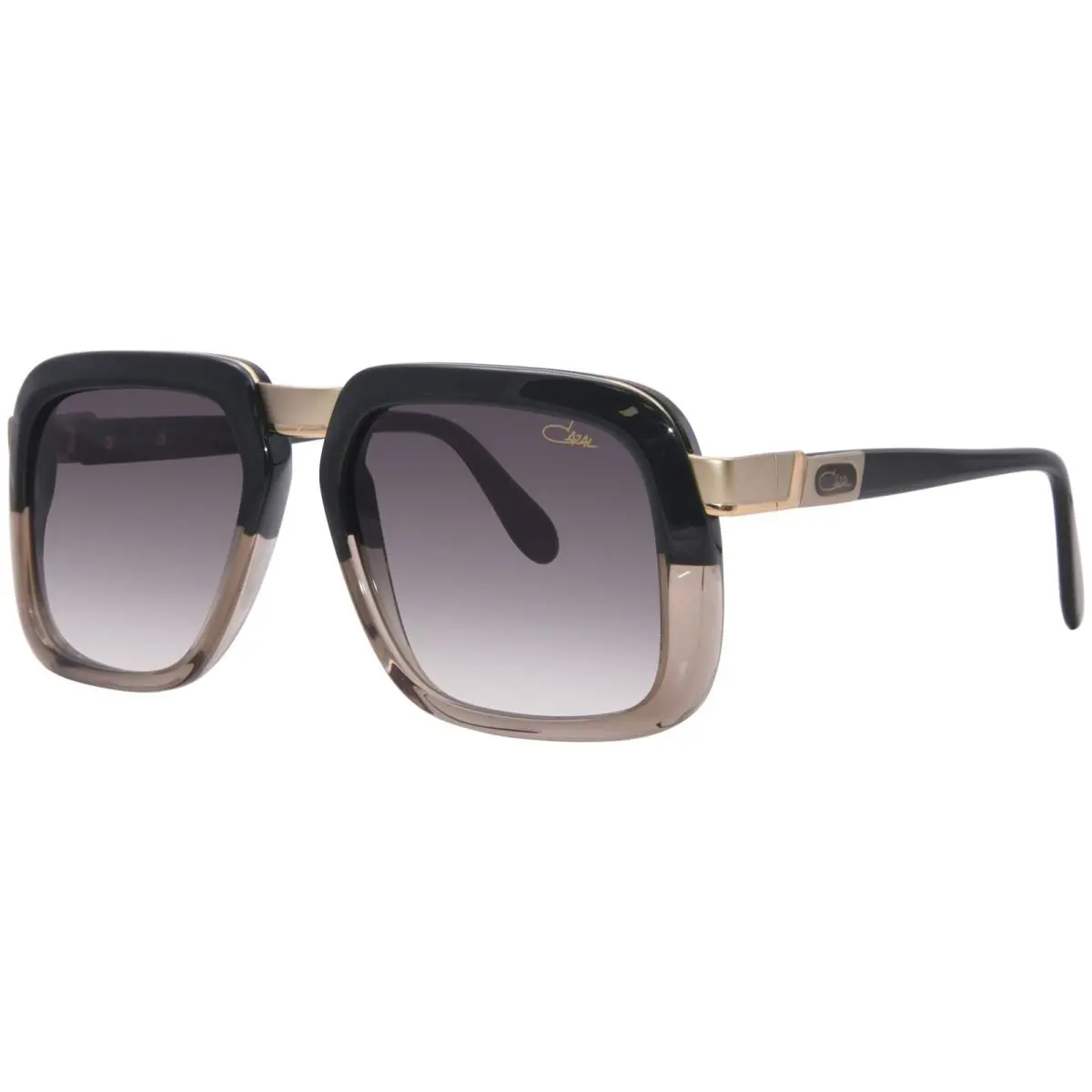Cazal Legends 616 004 Sunglasses Khaki/gold/green Gradient Square Shape 56mm
