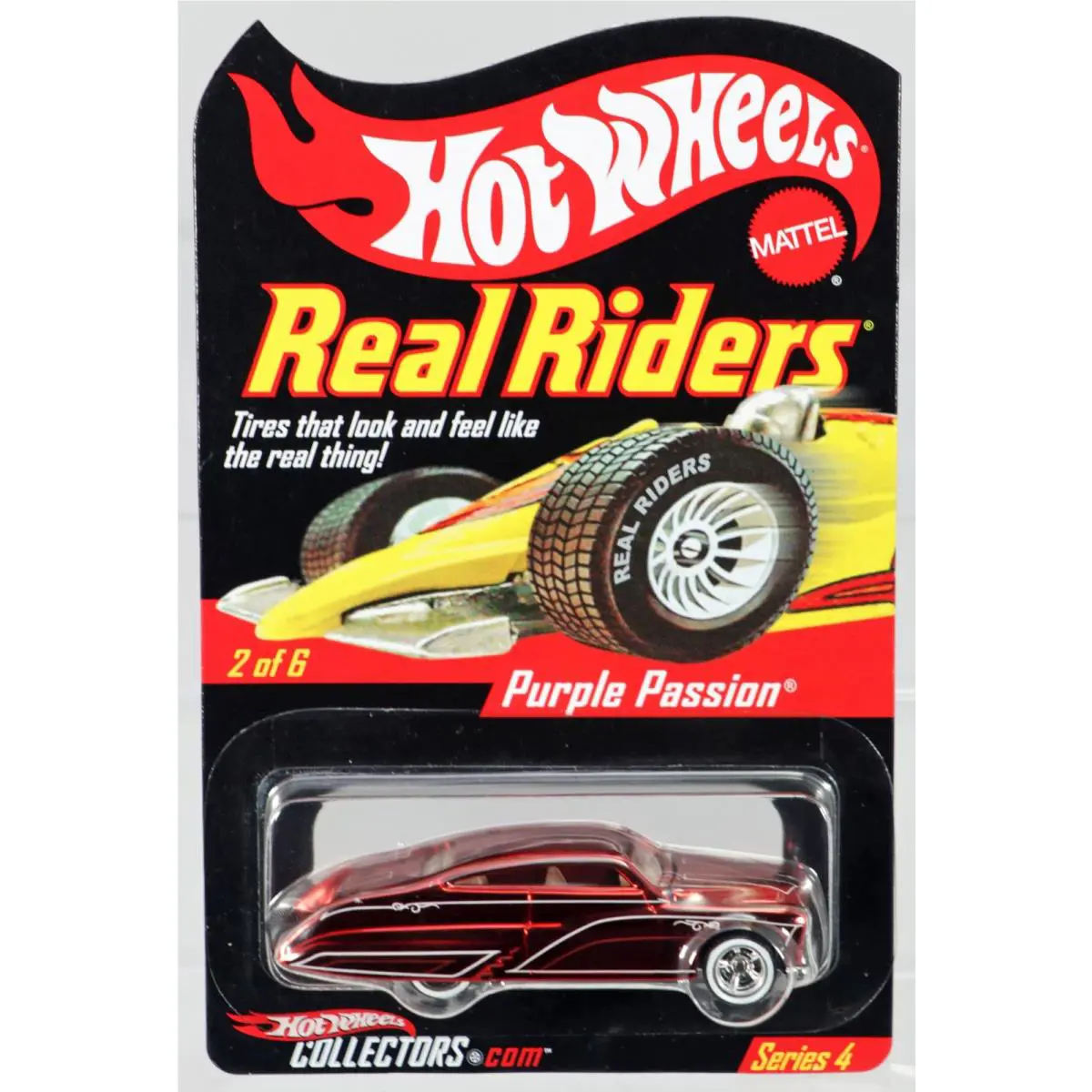 Hot Wheels Purple Passion Real Riders Series 4 - H2929 Nrfp 2004 Red 1:64