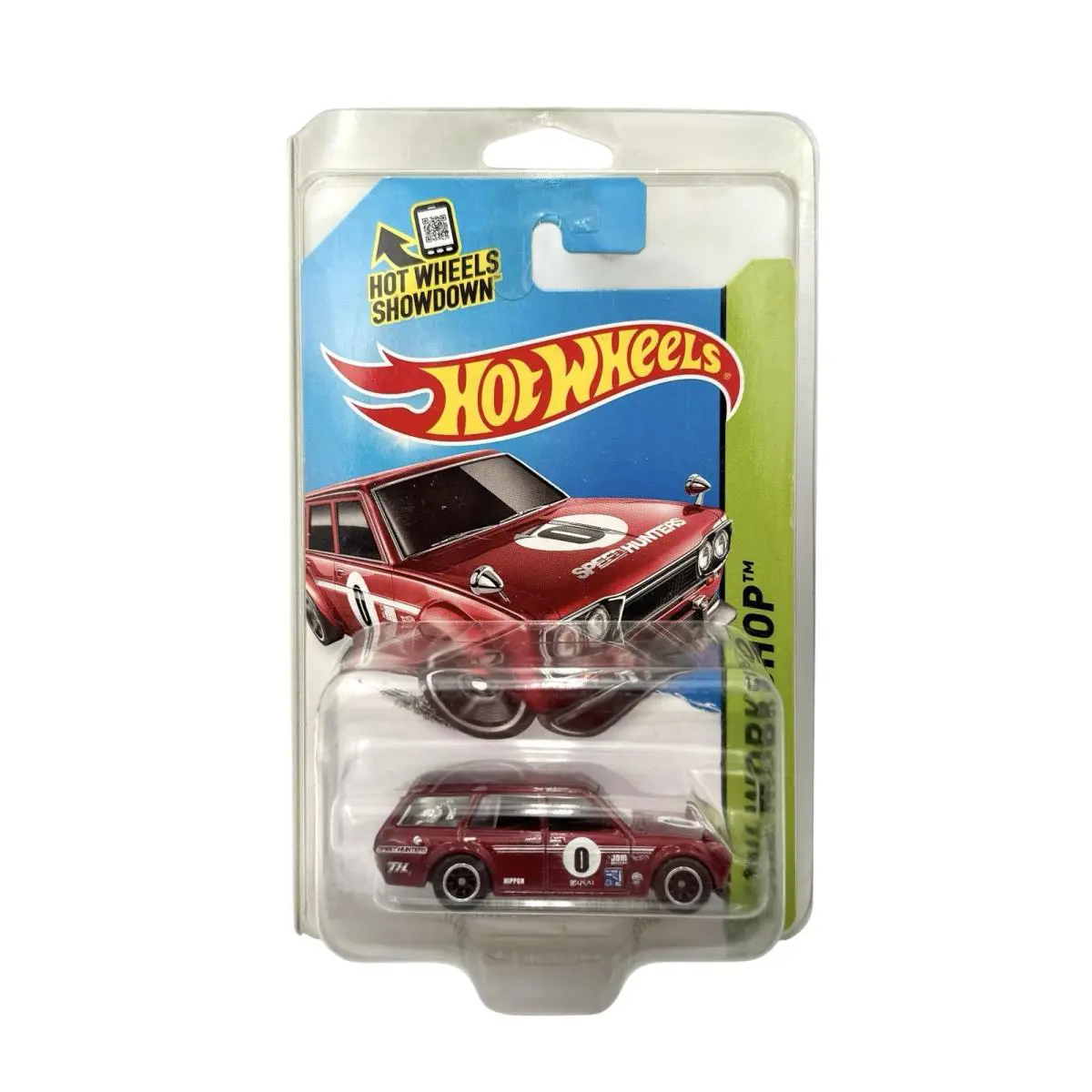 Hot Wheels 2014 Super Treasure Hunt: ’71 Datsun Bluebird 510 Wagon TR 23 - Blue
