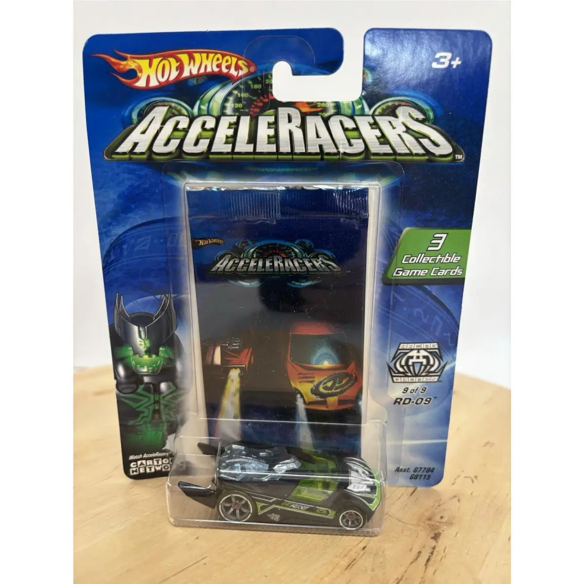 Hot Wheels Acceleracere Racing Drones 9/9 RD-09 6 Spoke Wheels Decent Card