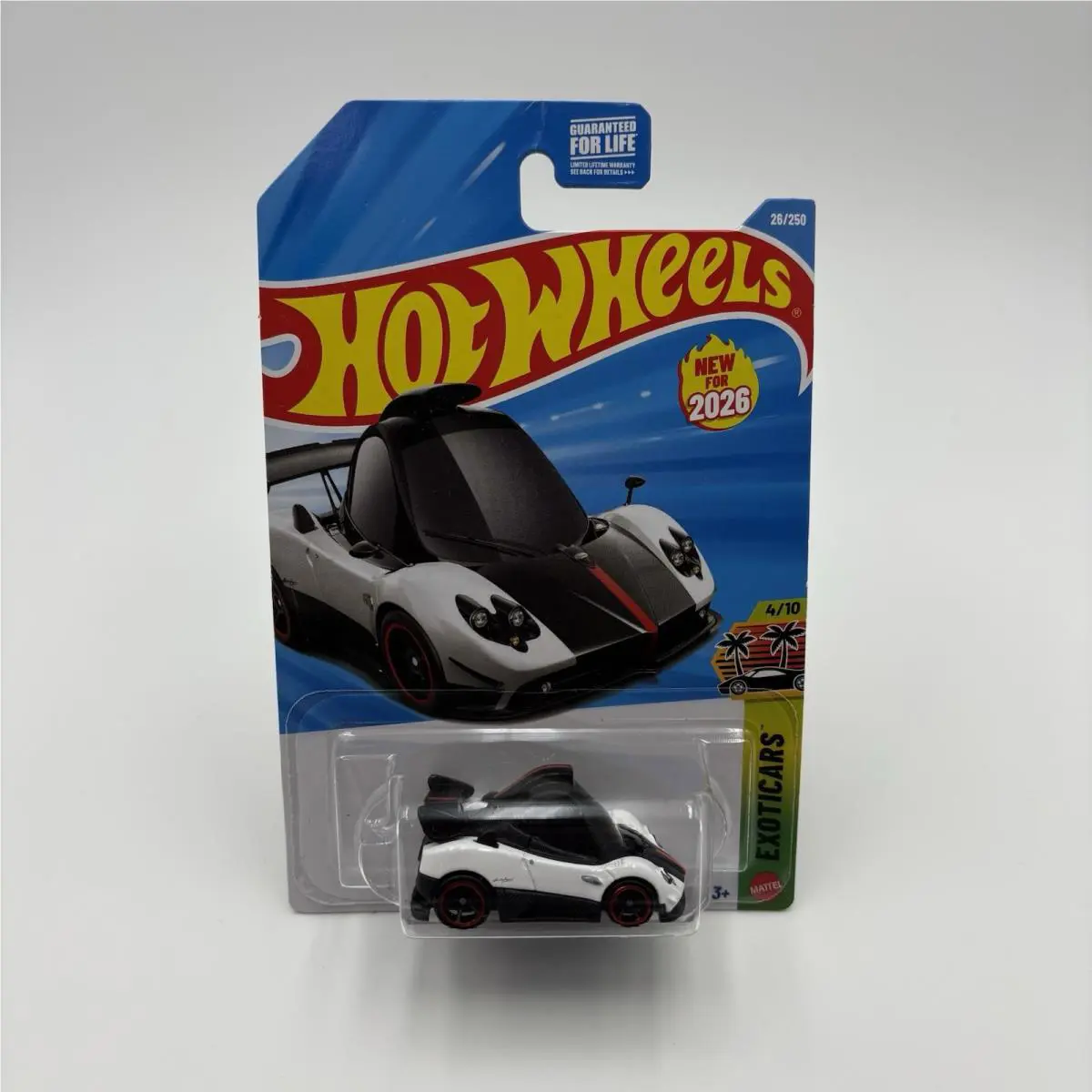 Hot Wheels Pagani Zonda Cinque Exoticars 1:64 Diecast Car White Black Red 2026