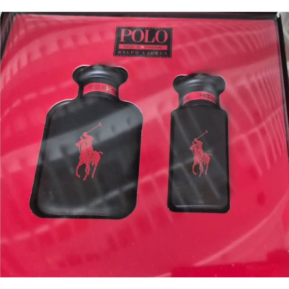 Polo Red Extreme by Ralph Lauren 2 Pcs Set: 4.2 oz - 125ml 1.35 oz - 40ml /nib