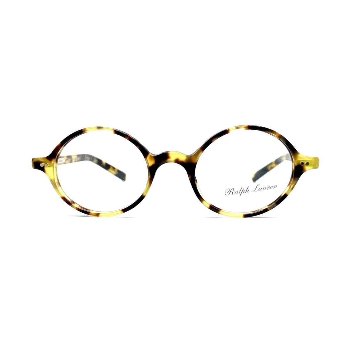 Polo Ralph Lauren Brown Tortoise Round Glasses Italy Polo 2078 47 20 140