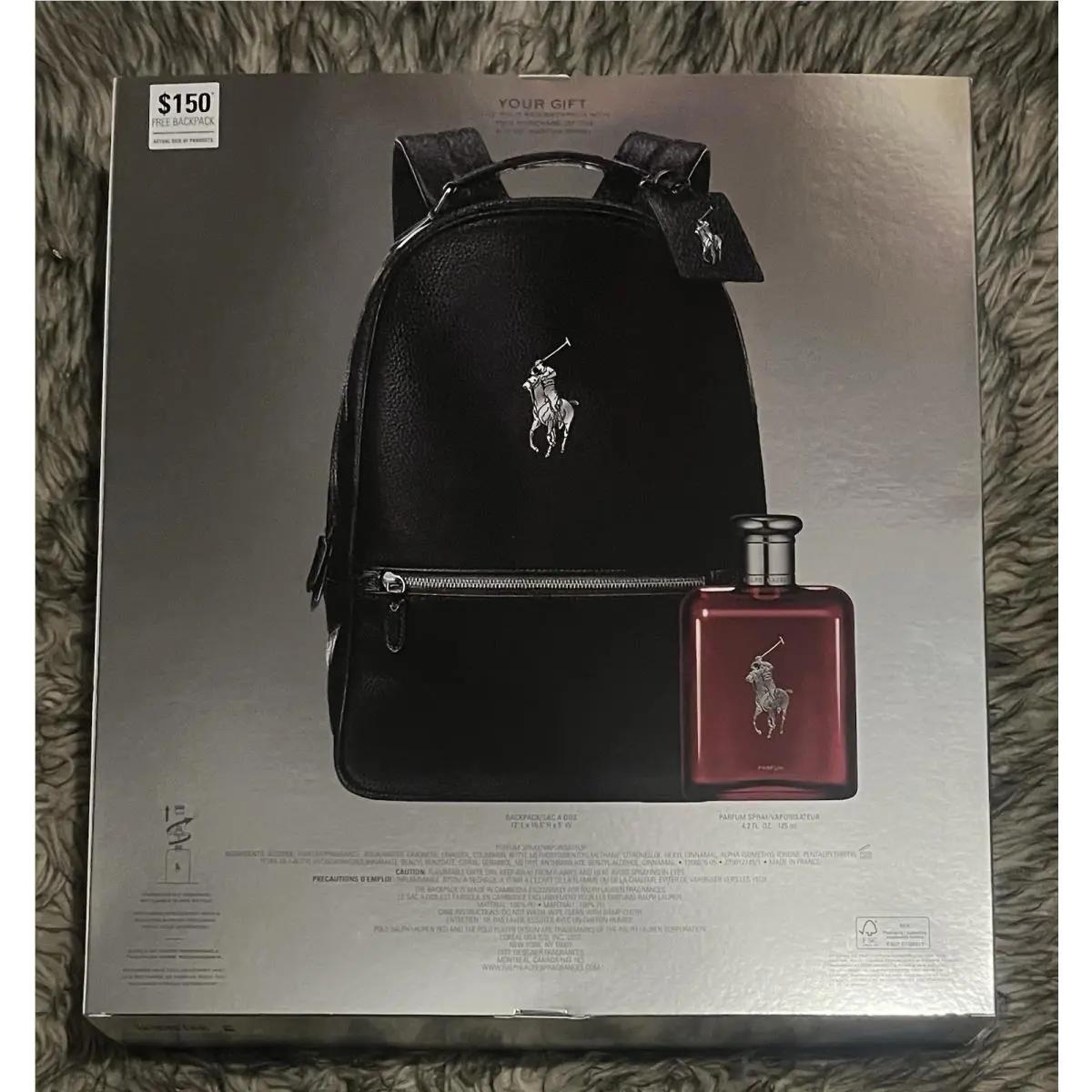 Ralph Lauren Polo Red 2 Pc. Parfum and Backpack Gift Set