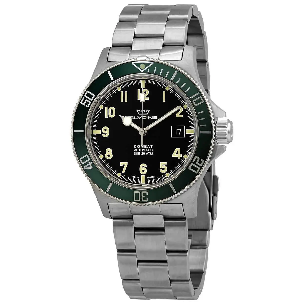 Men`s Combat Sub 42mm Automatic Watch GL0253 by Glycine