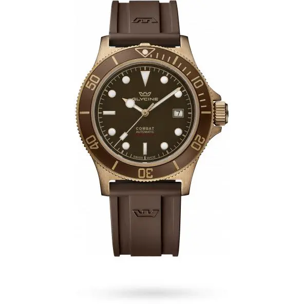 Glycine Men`s Combat Sub Bronze 42mm Automatic Watch GL0324