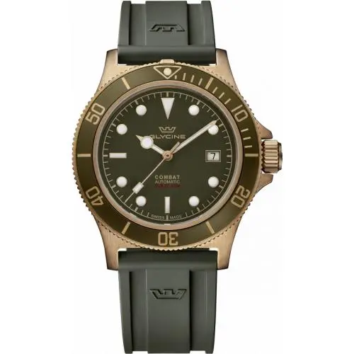 Glycine Men`s Combat Sub Bronze 42mm Automatic Watch GL0325
