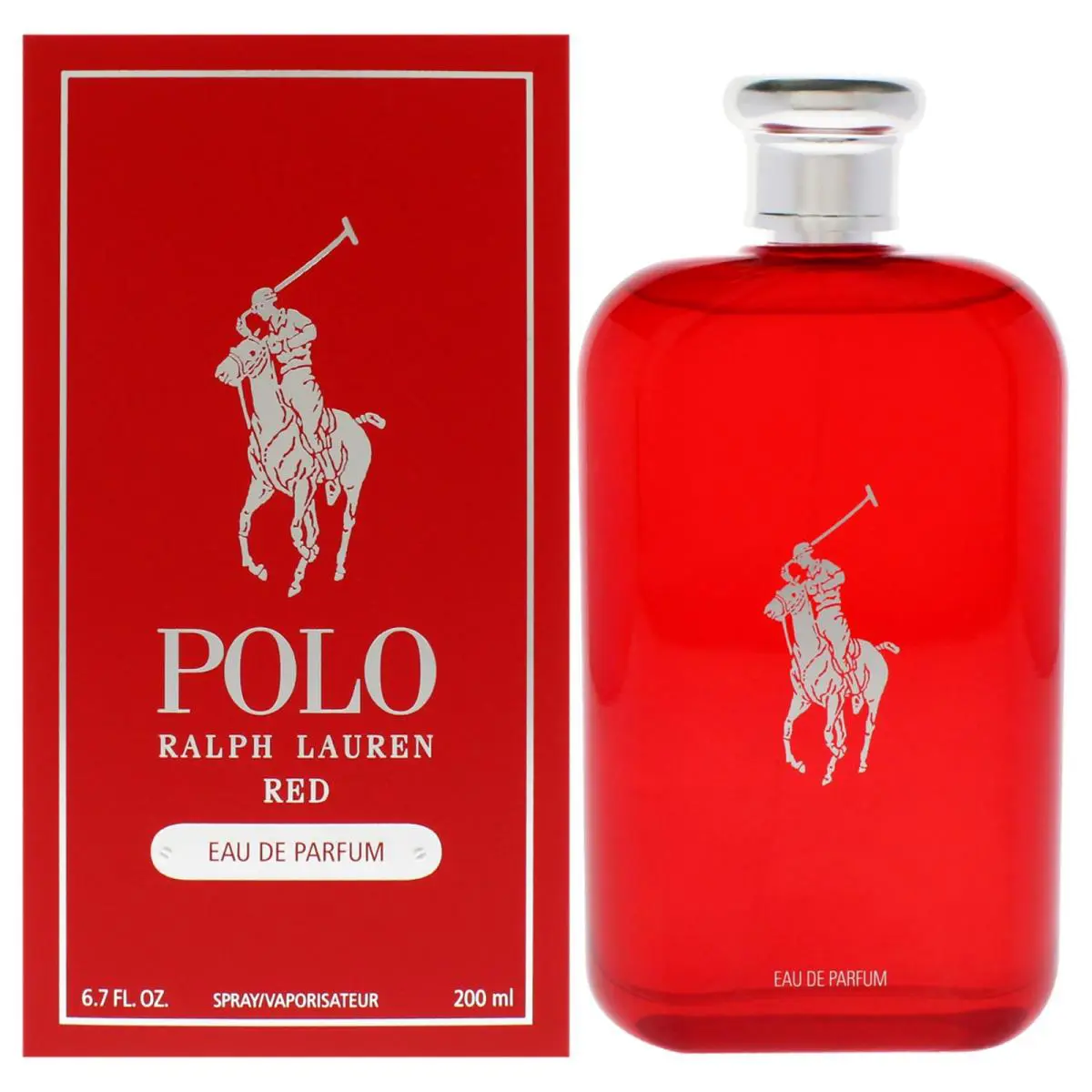 Ralph Lauren Polo Red 6.7 oz Edp Spray For Men Long Lasting