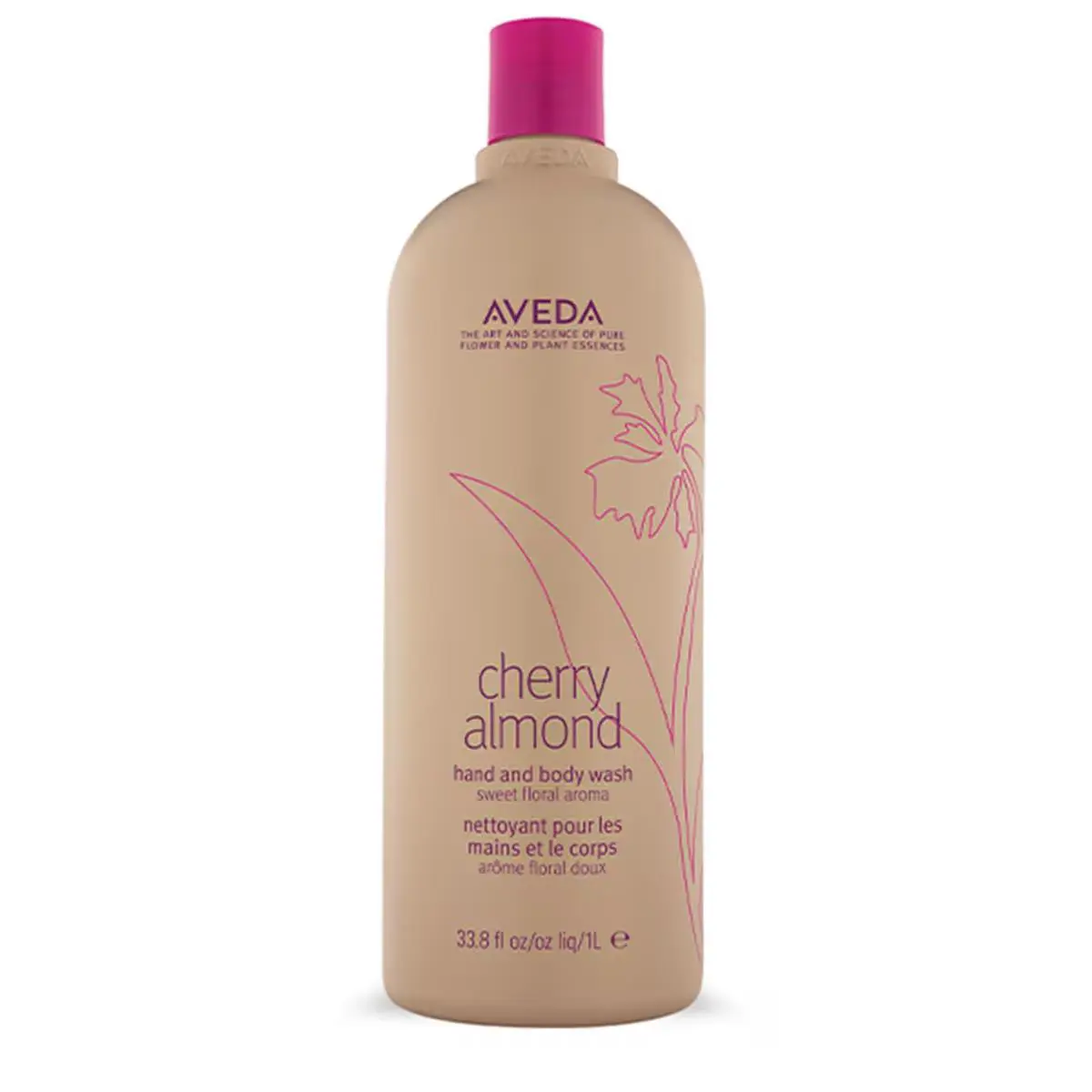 Aveda Cherry Almond Hand Body Wash Sweet Floral Aroma 33.8 fl oz