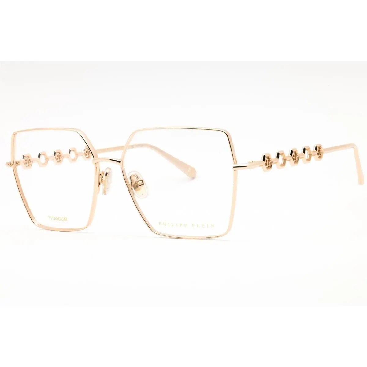 Philipp Plein VPP071M 0300 Shiny Rose Gold 57mm Eyeglasses